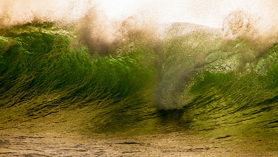 Green Waves Photograph by Marzena Grabczynska Lorenc