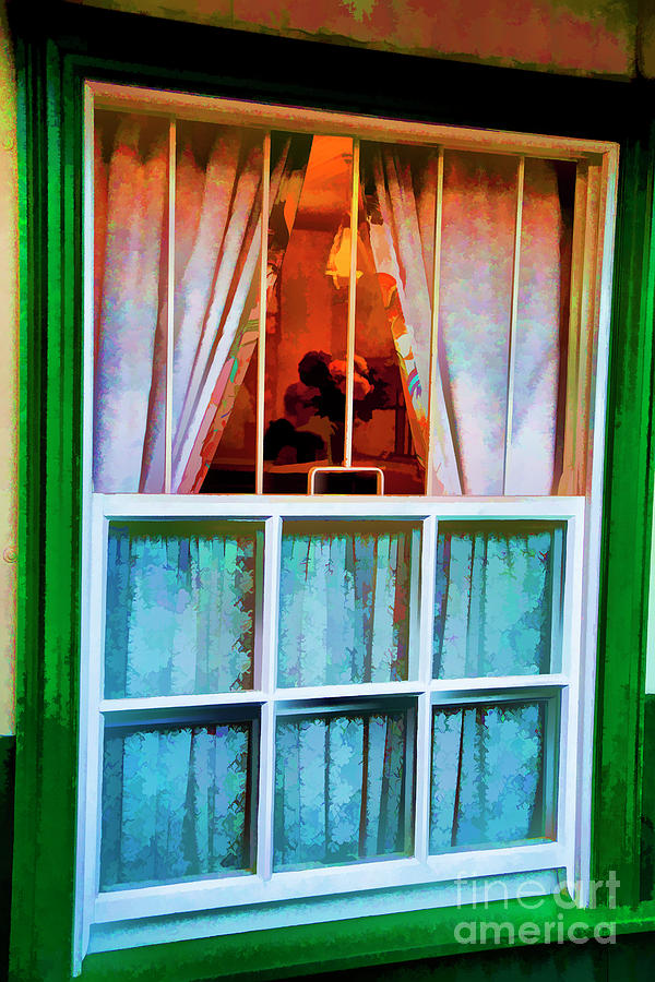 Green Window Photograph by Rick Bragan
