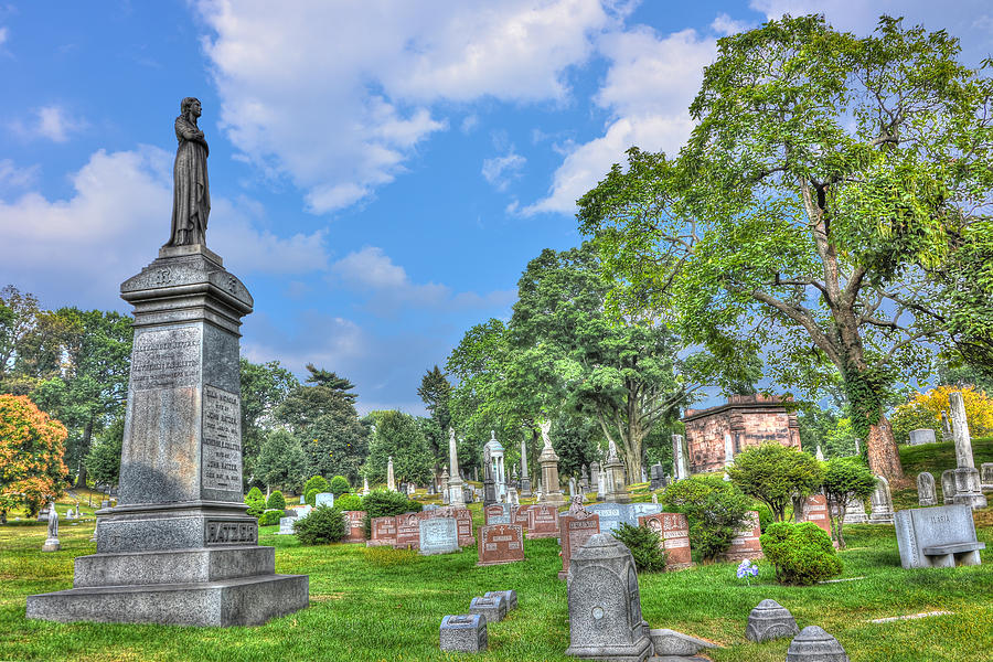 New York City Photograph - Green-Wood Cemetery 28 by Randy Aveille