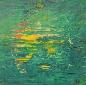 Green Yellow Striations Painting by Billie J Sullivan Green Yellow Striations Painting by Billie J Sullivan