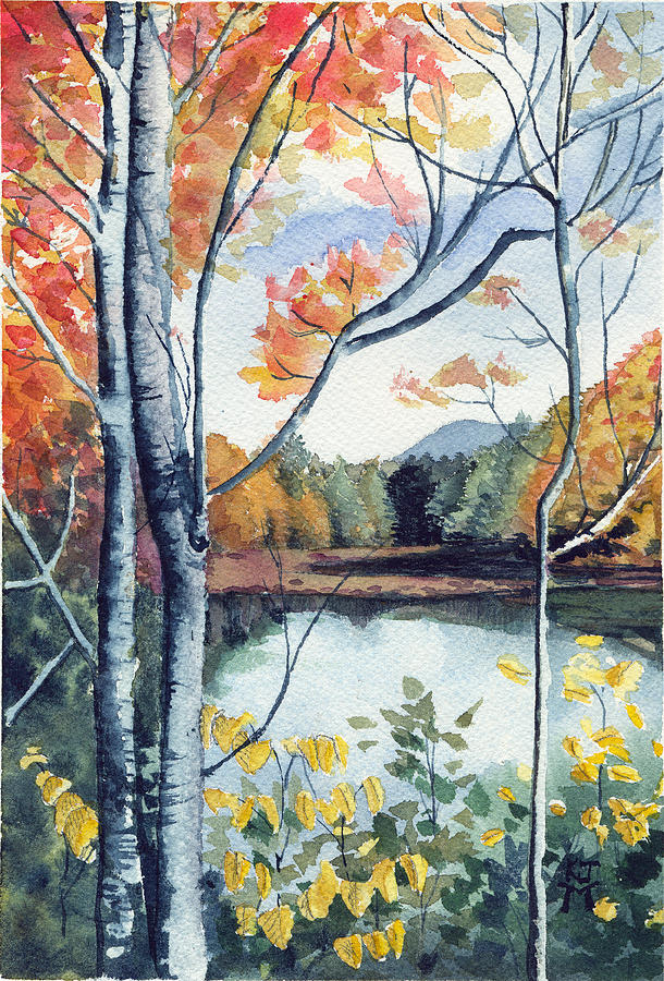 Greenbriar River, WV 2 Painting by Katherine Miller