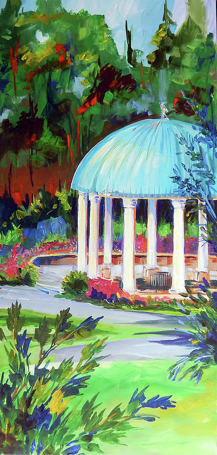 Greenbrier Spring House Painting by Judi Krew
