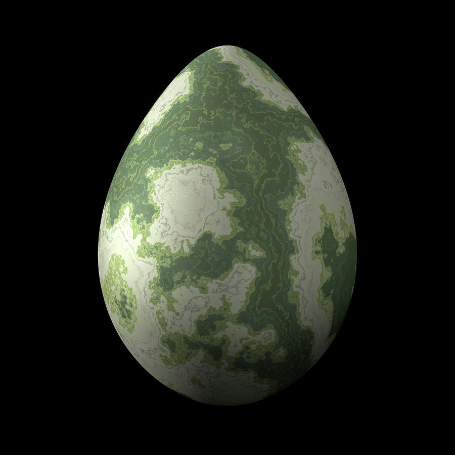 Greenish Egg Digital Art by Hakon Soreide