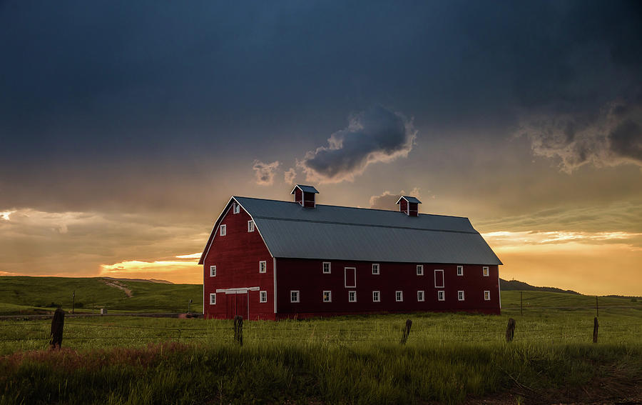 Greenland Barn During a Severe Summer Storm Photograph by Bridget Calip ...