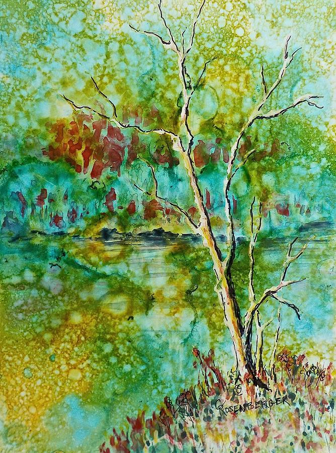 Greens of Late Summer Painting by Carolyn Rosenberger