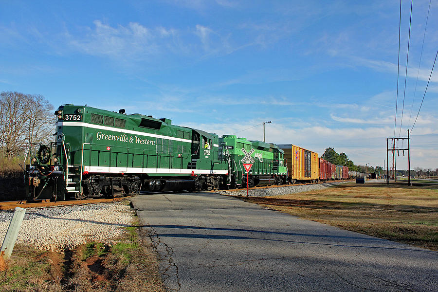 Greenville Western Raiwayl Train 2013 D Photograph by Joseph C Hinson