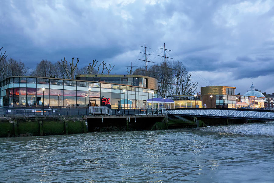 Greenwich Pier Photograph by Shirley Mitchell - Pixels