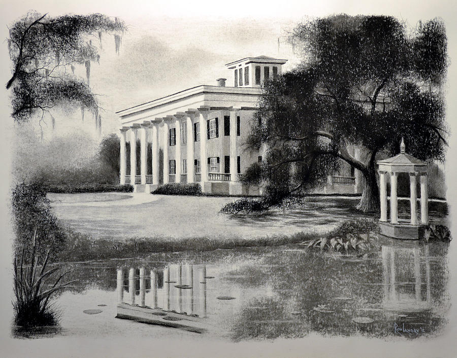 Greenwood Plantation Drawing by Ron Landry Fine Art America