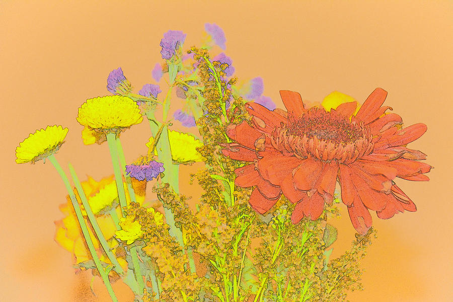 Flower Photograph - Greetings -Georgia by Adrian De Leon Art and Photography