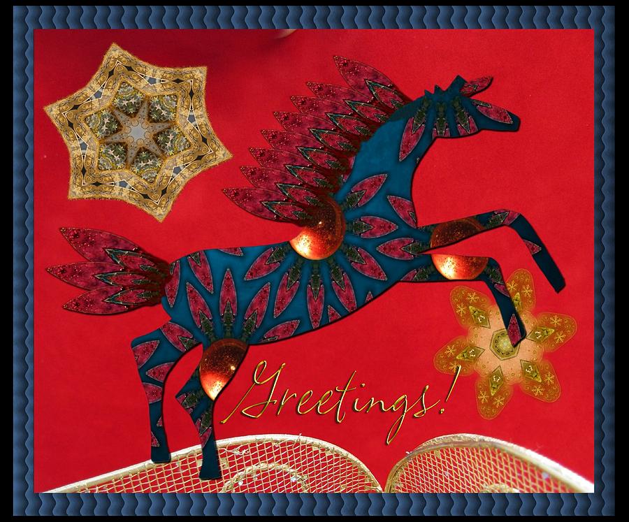 Holiday Greetings Digital Art by Shannon Story