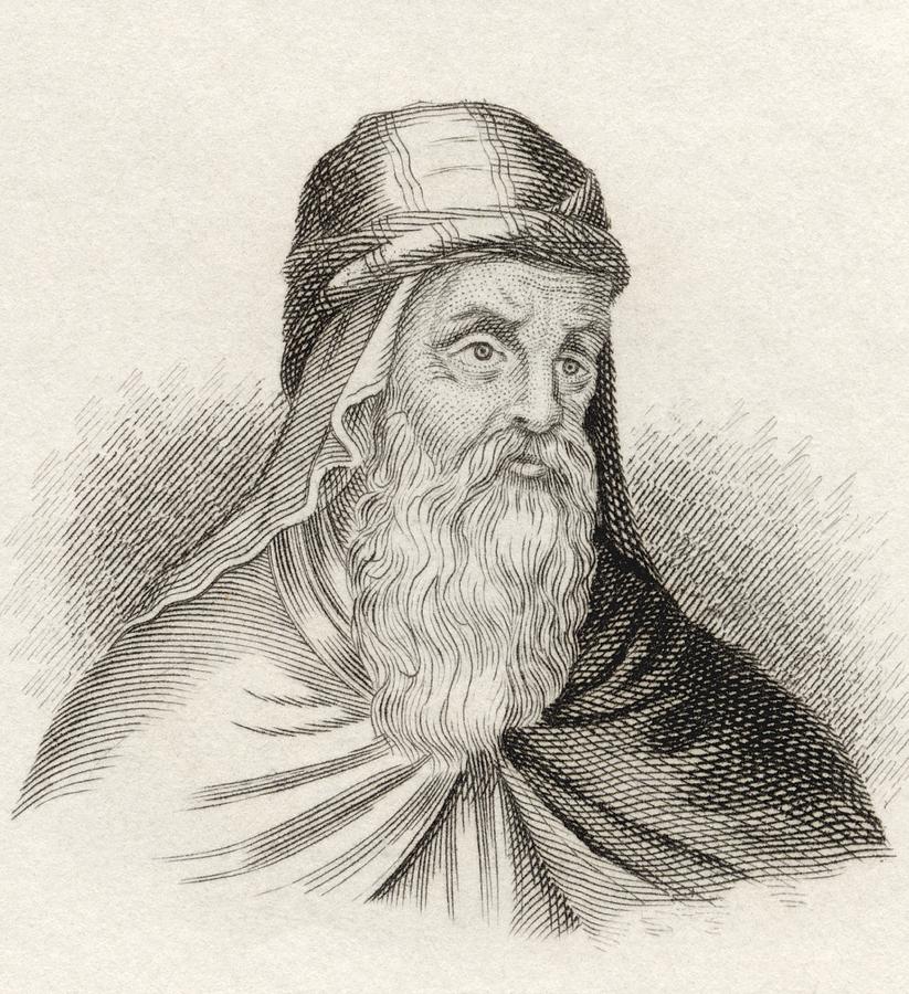 Gregory Of Nazianzus, Born Circa 330 Drawing by Vintage Design Pics ...