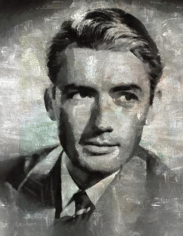 Gregory Peck Painting