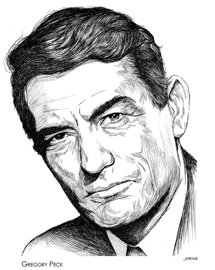 Gregory Peck Drawing