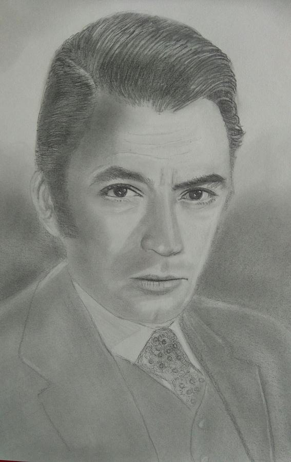 Gregory Peck Drawing by Paul Blackmore - Fine Art America