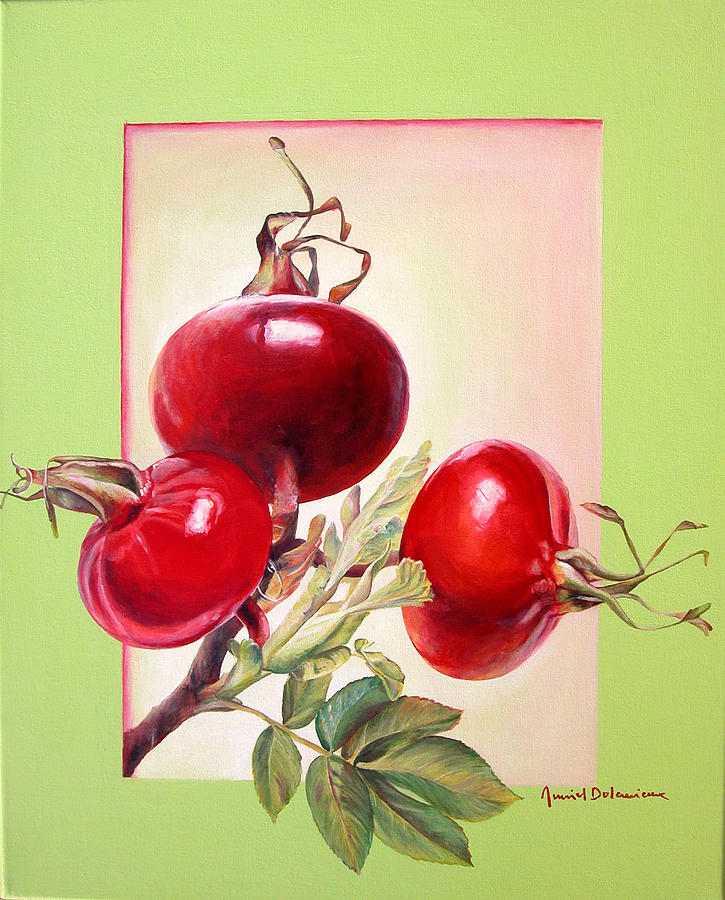 Grenadine Painting by Muriel Dolemieux