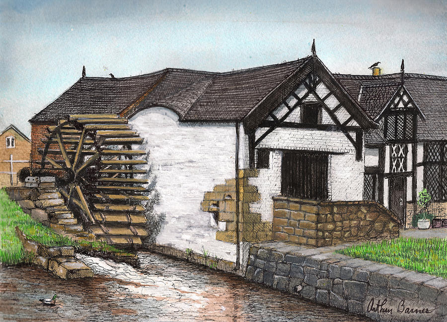 Gresford Mill Painting by Arthur Barnes