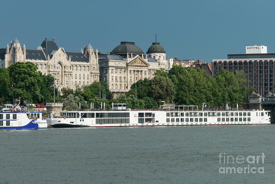 Gresham Palace on the Danube River Photograph by Bob Phillips