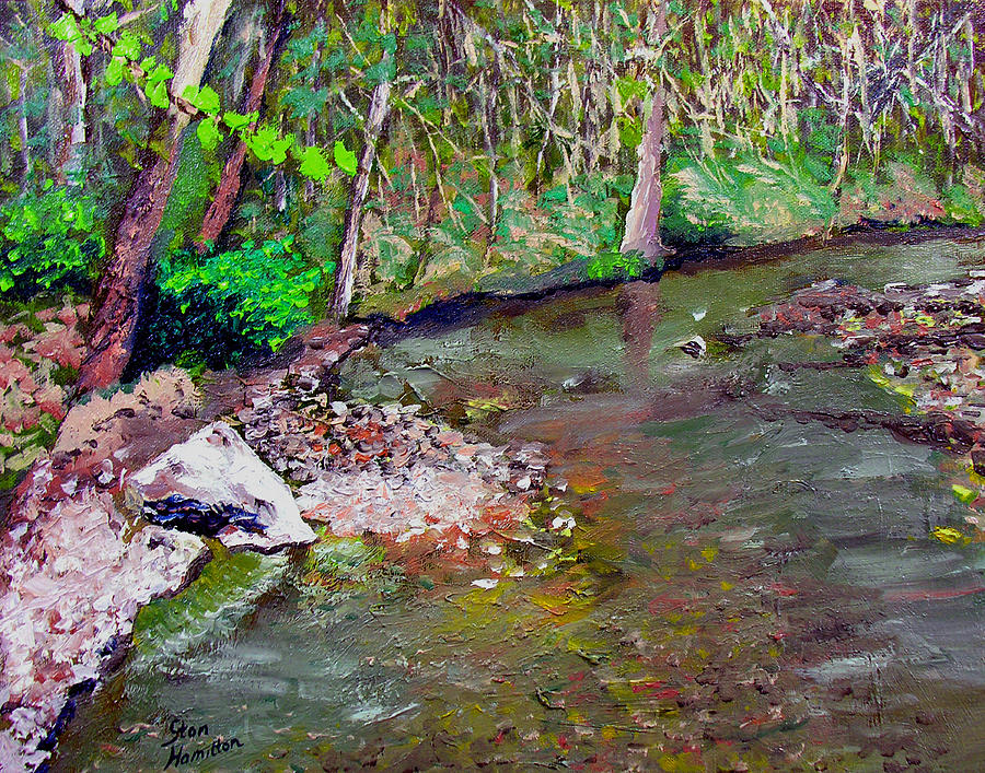 Gressy Creek Painting by Stan Hamilton