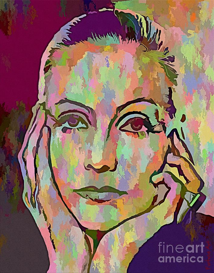 Greta Garbo Digital Art by Dragica  Micki Fortuna