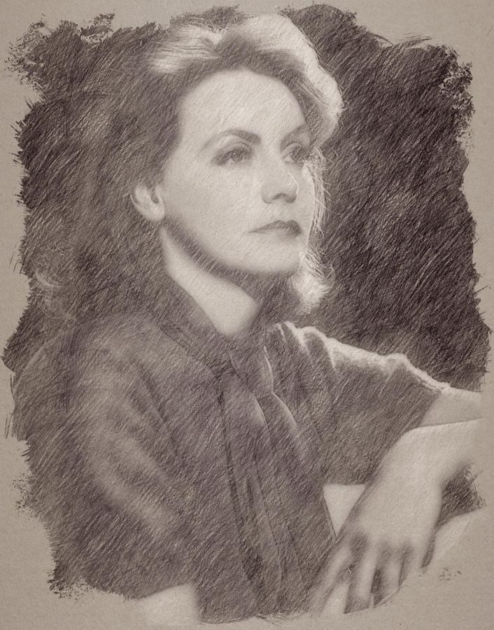 Greta Garbo Painting