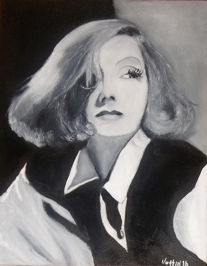 Greta Garbo Painting by Justin Myers - Fine Art America