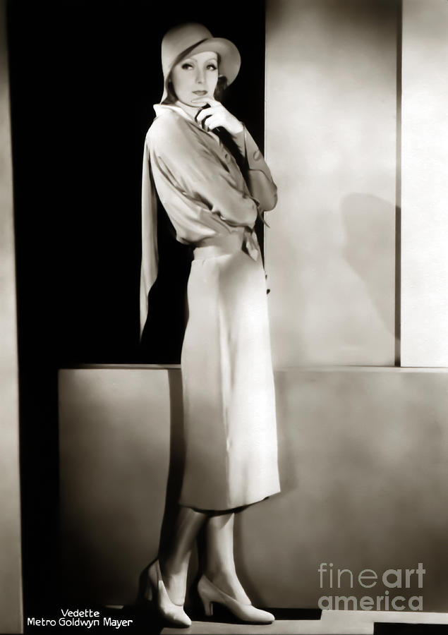 Greta Garbo Photograph - Greta Garbo by Sad Hill - Bizarre Los Angeles Archive Greta Garbo Photograph - Greta Garbo by Sad Hill - Bizarre Los Angeles Archive