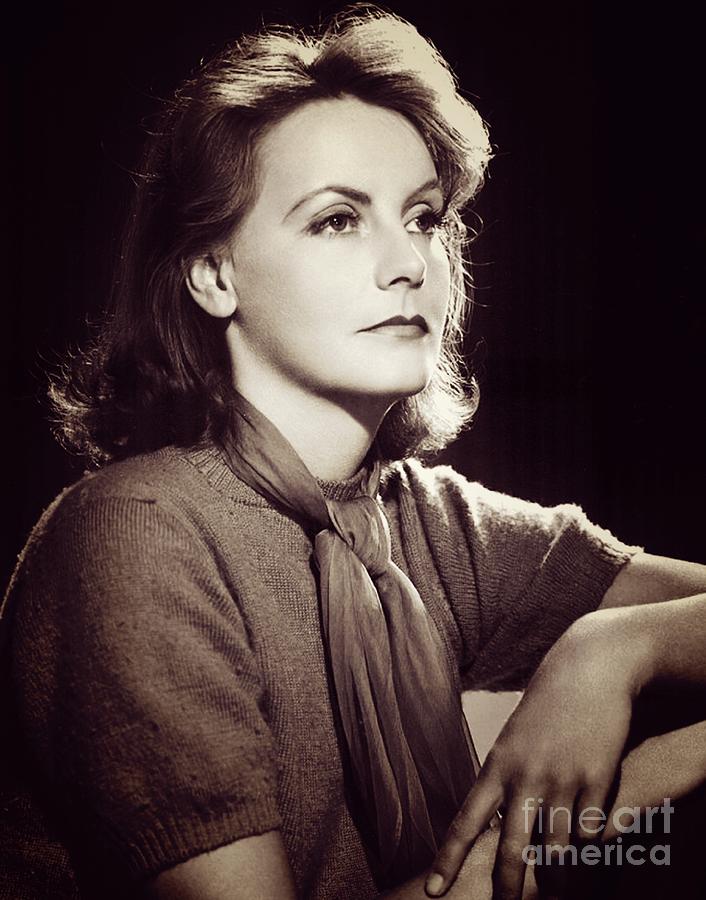 Greta Garbo, Vintage Movie Star Photograph by Esoterica Art Agency