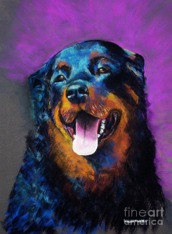 Dog Painting - Gretchen by Frances Marino