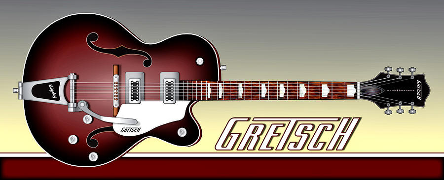Gretsch Guitar Photograph by Anthony Citro