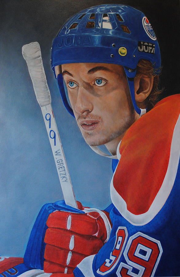 Wayne Gretzky Painting by David Dunne