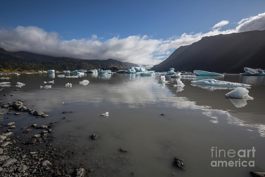 Grewingk Glacier Lake Photograph by Eva Lechner