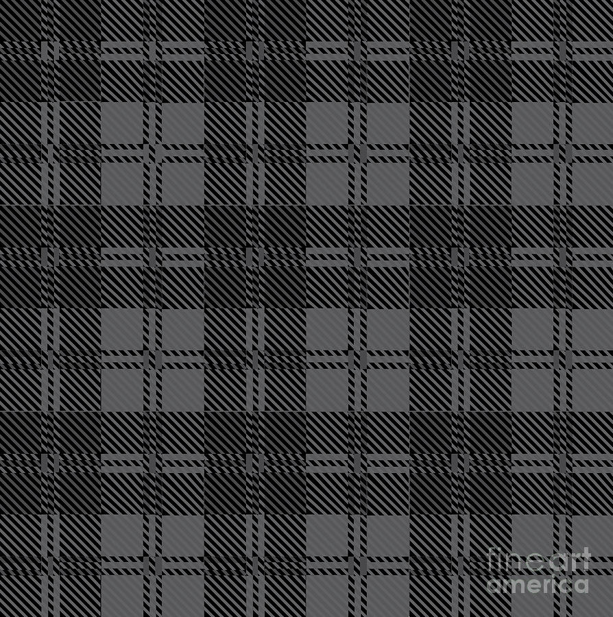 grey tartan material