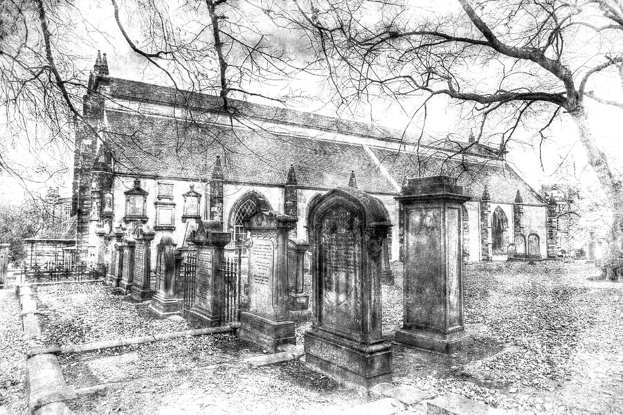Greyfriars Kirk Church Edinburgh Vintage Photograph by David Pyatt