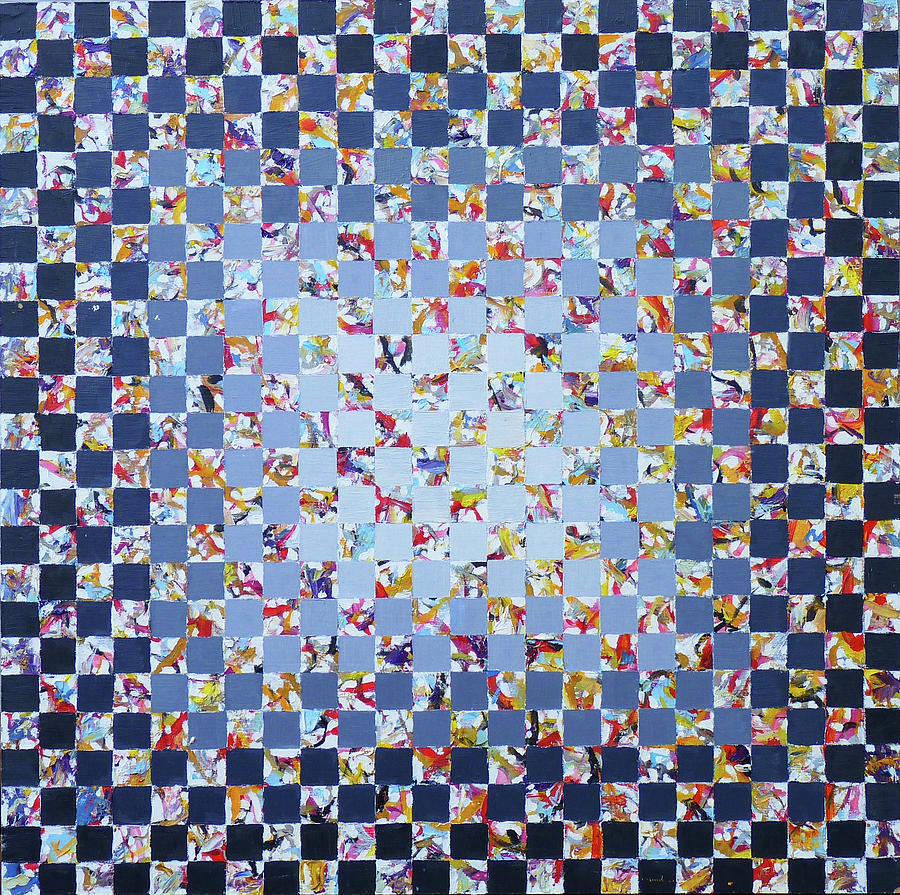 Grid 756 Painting by Stan Chraminski