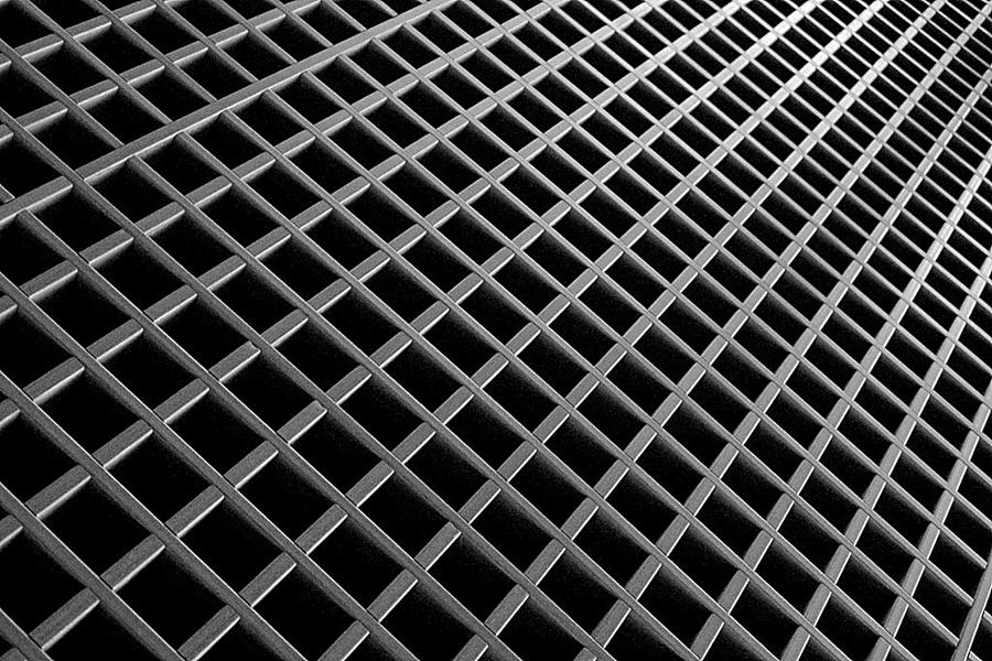 Grid Pate Photograph by Bill Kellett - Pixels