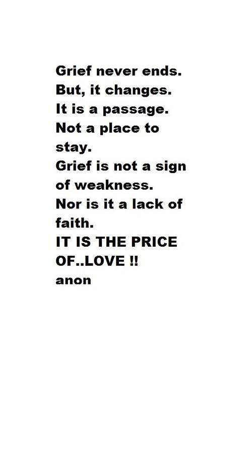 Grief Photograph by VIVA Anderson