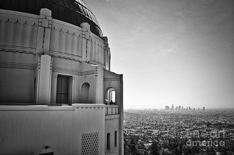Griffith Observatory and Downtown Los Angeles Photograph by Kirt Tisdale
