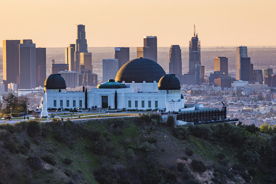 Griffith Observatory and LA Sunrise Photograph by John McGraw