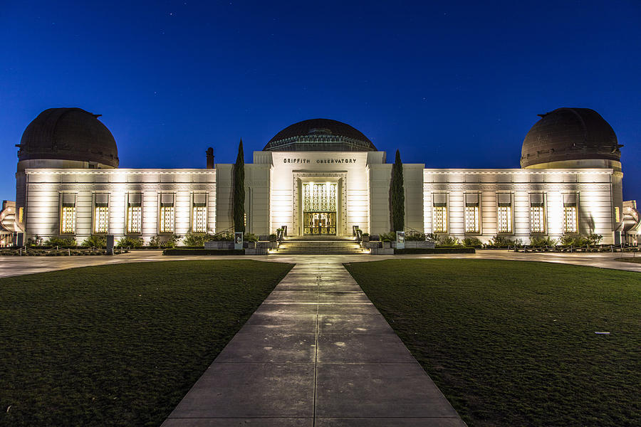 Los Angeles Photograph - Griffith Observatory at Blue Hour by John McGraw