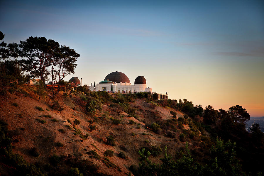 Griffith Observatory Sunset Photograph by Gene Parks