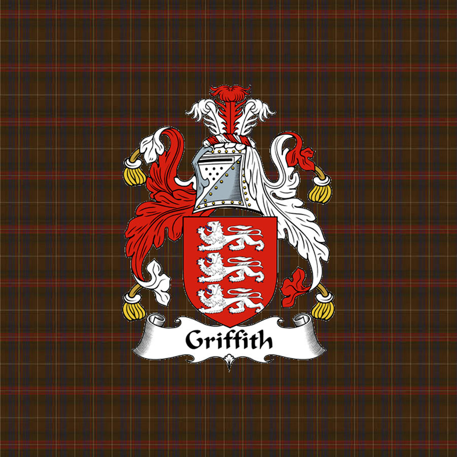 Griffith Tartan Clan Badge Weekender Tote Bag K5 Mixed Media by Chang ...