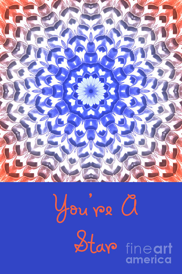 Grille 2-Youre A Star Card Digital Art by Wendy Wilton