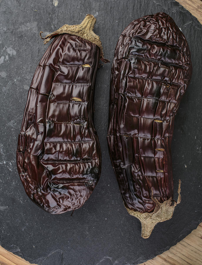 Grilled Aubergine Photograph