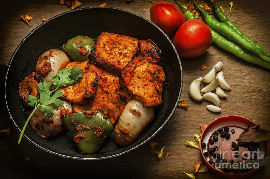 Grilled Paneer Tikka Photograph by Charuhas Images