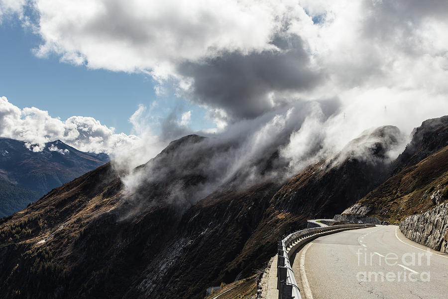 Grimsel pass in Switzerland Photograph by Didier Marti