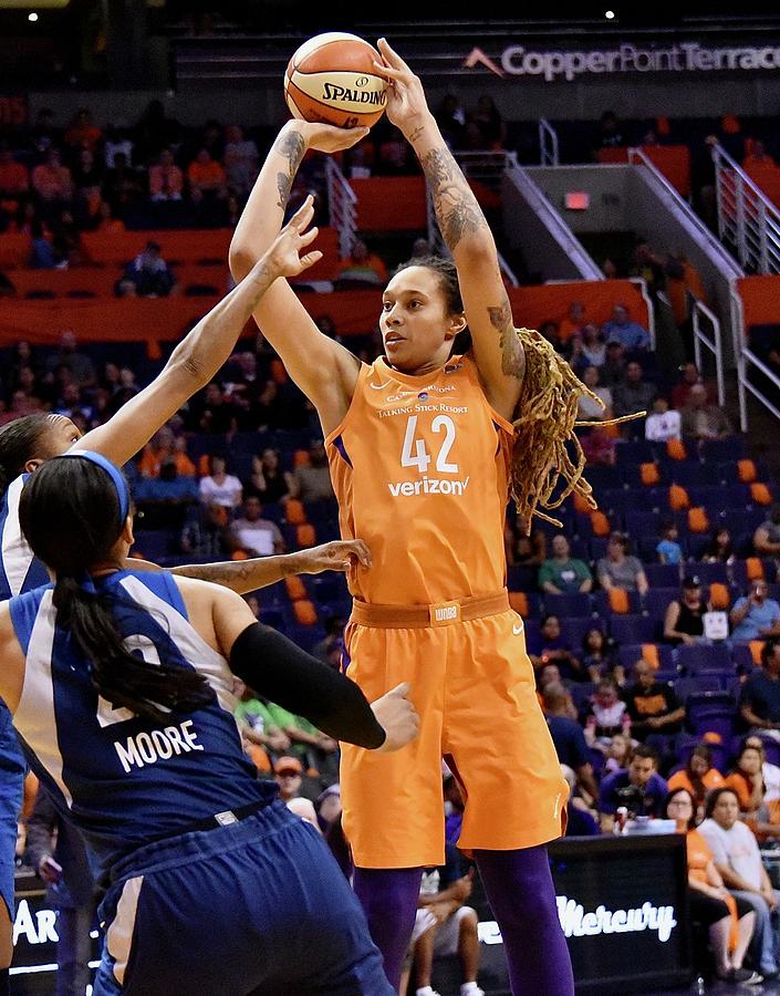 Brittney Griner Photograph - Griner Jumper by Devin Millington Brittney Griner Photograph - Griner Jumper by Devin Millington