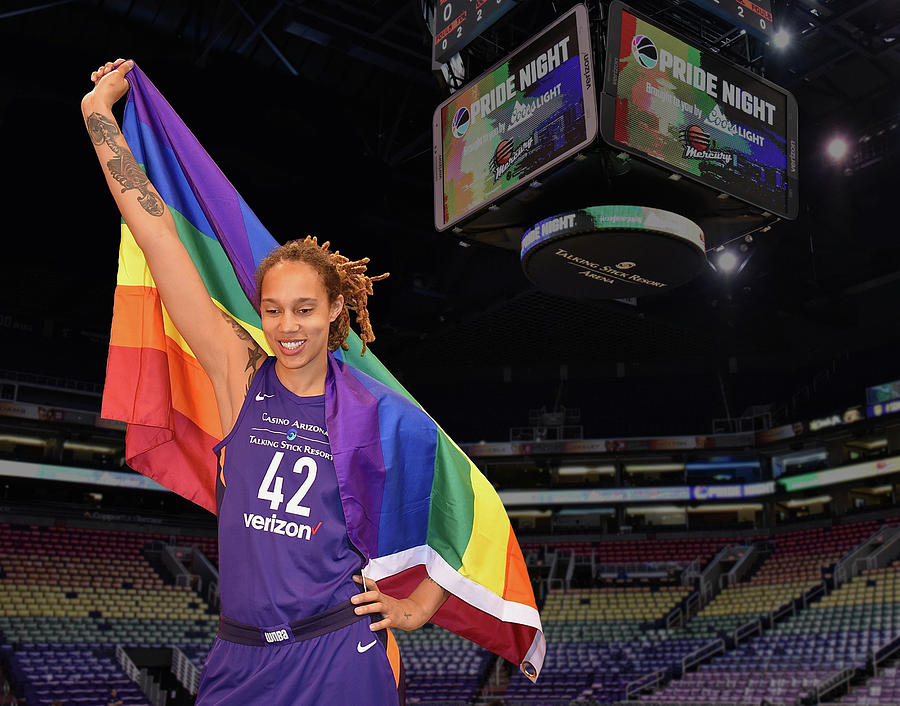 Brittney Griner Photograph - Griner Pride 1 by Devin Millington Brittney Griner Photograph - Griner Pride 1 by Devin Millington