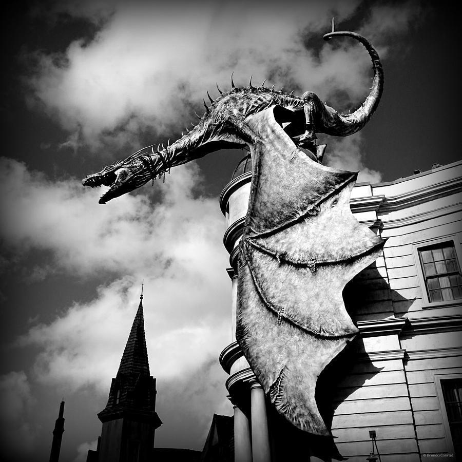 Harry Potter Photograph - Gringotts Dragon by Dark Whimsy