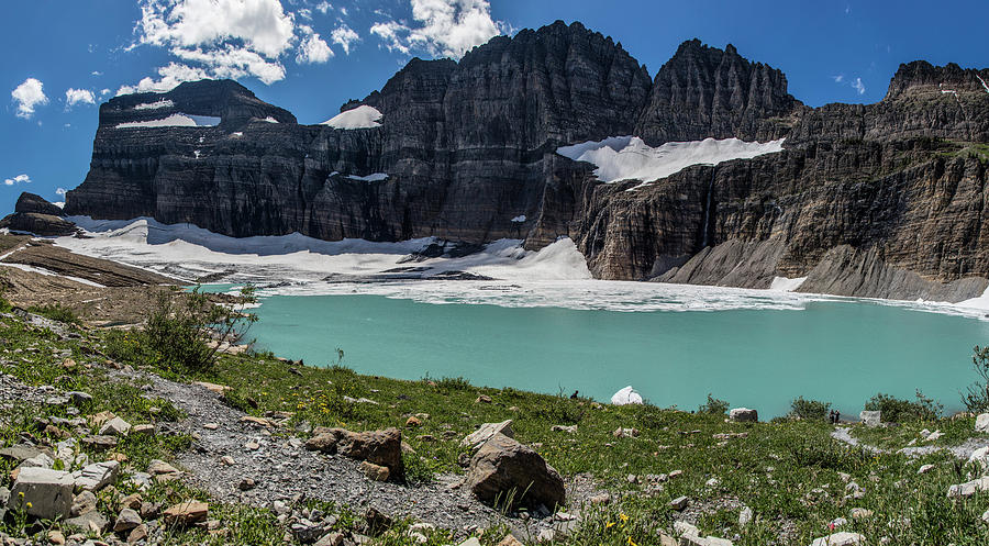Grinnell Glacier Panoramic  Photograph by John McGraw