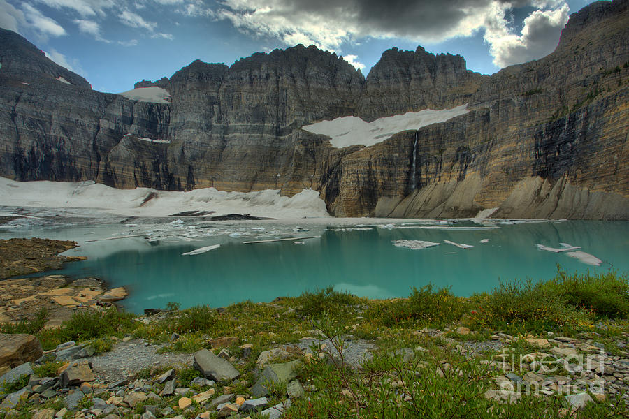 Grinnell Glacier Pond Photograph by Adam Jewell